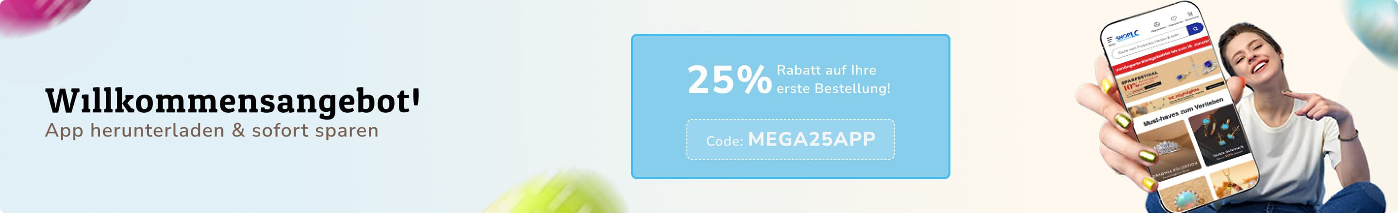 Holen Sie sich die App!